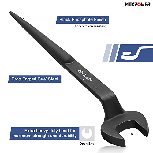 MAXPOWER Spud Wrench, 1-1/16 inch Nominal Opening