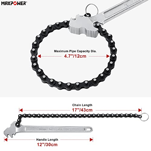 MAXPOWER 12 inch Chain Wrench