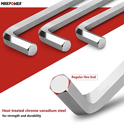 MAXPOWER 22mm Jumbo Hex Key, L-shape Metric Allen Wrench