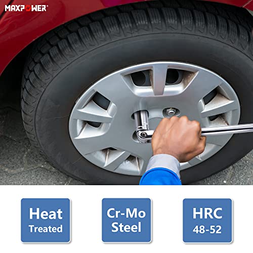 MAXPOWER 18 inch Breaker Bar 1/2 inch Drive Flex Handle