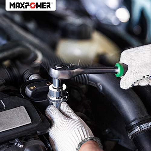 MAXPOWER 4-Piece Socket Adapter Set, 1/4" x 3/8", 3/8" x 1/4", 3/8" x 1/2", 1/2" x 3/8"
