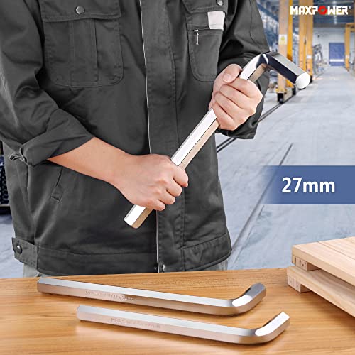 MAXPOWER 27mm Individual Metric Hex Key, Jumbo Allen Wrench