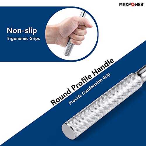 MAXPOWER 18 inch Breaker Bar 1/2 inch Drive Flex Handle