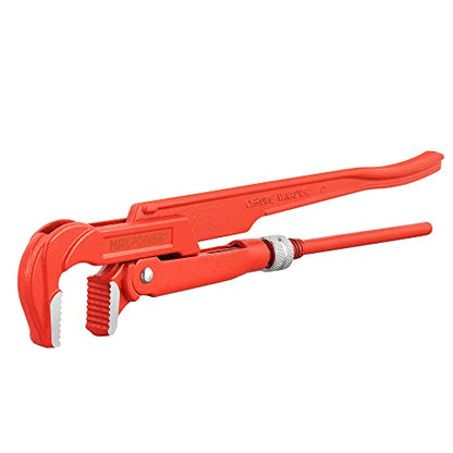 MAXPOWER Swedish Pipe Wrench 12 inch x 90 Degree Angled Jaw