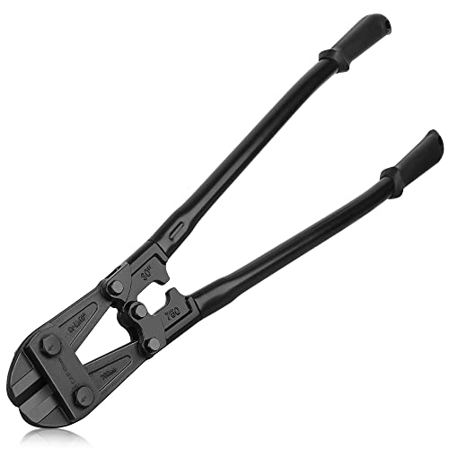 MAXPOWER Bolt Cutter 30 inch, Max Jaw Opening 13/16", Heavy Duty Metal Cutters with Ergonomic Rubber Long Handle