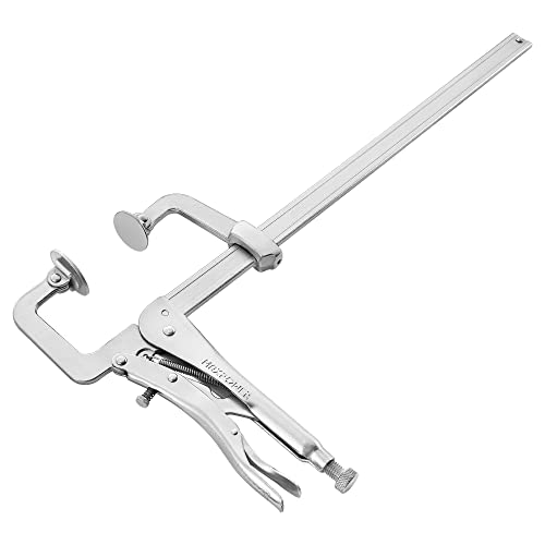 MAXPOWER 18 inch Sliding Arm Locking Clamp, Max Jaw Opening Capacity 1