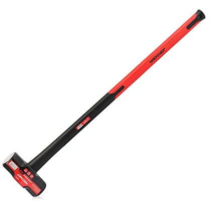 MAXPOWER 8lb Sledge Hammer, 32 inch Fiberglass Handle Length