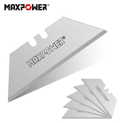 MAXPOWER 200-pieces Utility Knife Blades SK5 Steel