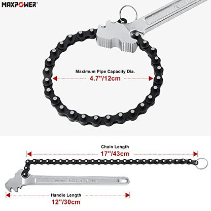 MAXPOWER 12 inch Chain Wrench