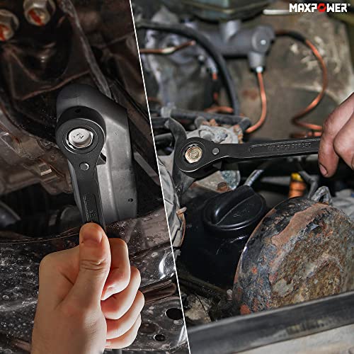 Lichamp 6 Piece Spud Wrench Set, Adjustable 10-16 Inches