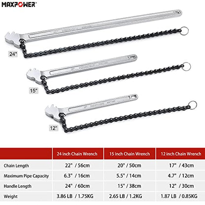 MAXPOWER 12 inch Chain Wrench
